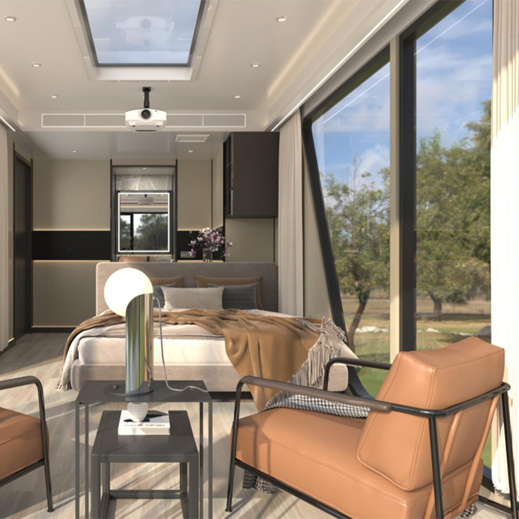 Maisons mobiles de capsule spatiale