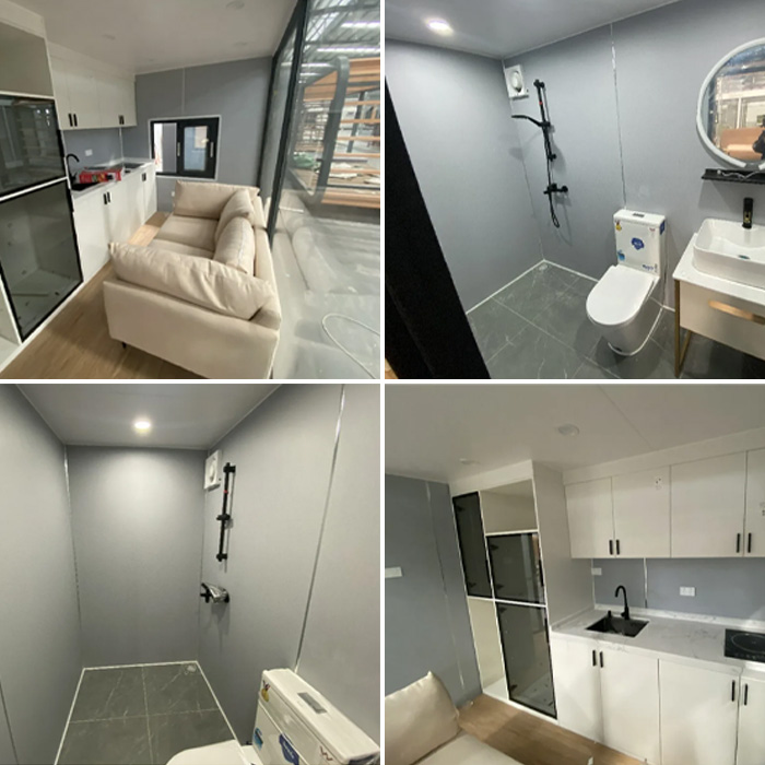 Maisons mobiles de capsule spatiale